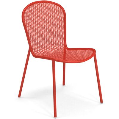 Emu - Sedia Ronda - Rosso - Acciaio - Designer Aldo Ciabatti Emu - Sedia Ronda - Rosso - Acciaio - Designer Aldo Ciabatti