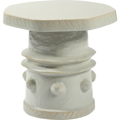 Serax - Tavolino d'appoggio Clara - Grigio - Gres smaltato - Designer Marie Michielssen Serax - Tavolino d'appoggio Clara - Grigio - Gres smaltato - Designer Marie Michielssen