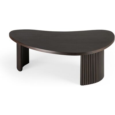 Ethnicraft - Tavolino Boomerang - Legno naturale - Mogano massiccio tinto - Designer Alain van Havre Ethnicraft - Tavolino Boomerang - Legno naturale - Mogano massiccio tinto - Designer Alain van Havre