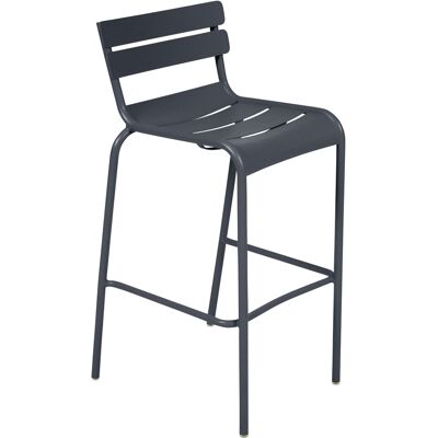 Fermob - Sgabello alto impilabile Luxembourg - Nero - Alluminio laccato - Designer Frédéric Sofia Fermob - Sgabello alto impilabile Luxembourg - Nero - Alluminio laccato - Designer Frédéric Sofia