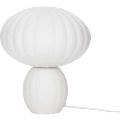 Lampada da tavolo in vetro di latte Hübsch - Interni Lampada da tavolo in vetro di latte Hübsch - Interni