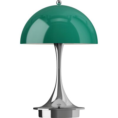 Louis Poulsen - Lampada senza fili ricaricabile Panthella - Verde - ABS - Designer Verner Panton Louis Poulsen - Lampada senza fili ricaricabile Panthella - Verde - ABS - Designer Verner Panton