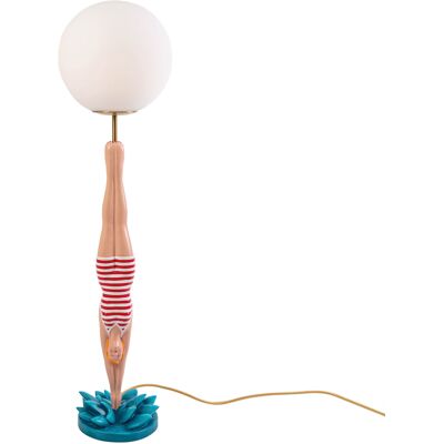 Lampada da tavolo Lady Diver di Seletti - Resina Multicolore - Stile Vintage Lampada da tavolo Lady Diver di Seletti - Resina Multicolore - Stile Vintage