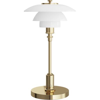 Louis Poulsen - Lampada senza fili ricaricabile PH - Oro - Vetro soffiato a bocca - Designer Poul Henningsen Louis Poulsen - Lampada senza fili ricaricabile PH - Oro - Vetro soffiato a bocca - Designer Poul Henningsen