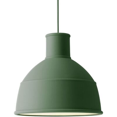 Lampada a sospensione Muuto Unfold - Verde - Silicone - Stile Industriale Lampada a sospensione Muuto Unfold - Verde - Silicone - Stile Industriale