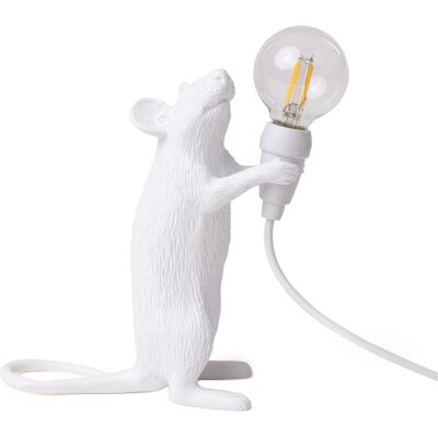 Seletti - Lampada da tavolo Animaux - Bianco - Resina - Designer Marcantonio Seletti - Lampada da tavolo Animaux - Bianco - Resina - Designer Marcantonio