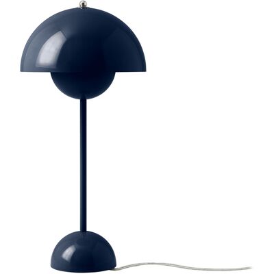 tradition &; - Lampada da tavolo FlowerPot - Blu - Acciaio laccato - Designer Verner Panton tradition &; - Lampada da tavolo FlowerPot - Blu - Acciaio laccato - Designer Verner Panton