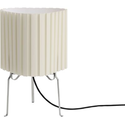 Hay - Lampada da tavolo Canelé - Bianco - Acciaio cromato - Designer Camille Viallet Hay - Lampada da tavolo Canelé - Bianco - Acciaio cromato - Designer Camille Viallet