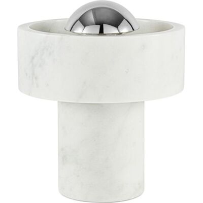 Lampada portatile in marmo bianco Tom Dixon - Luce moderna senza fili Lampada portatile in marmo bianco Tom Dixon - Luce moderna senza fili