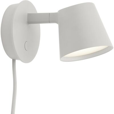 Muuto - Applique orientabile Tip - Grigio - Alluminio - Designer Jens Fager Muuto - Applique orientabile Tip - Grigio - Alluminio - Designer Jens Fager
