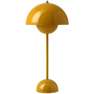 tradition &; - Lampada da tavolo FlowerPot - Giallo - Alluminio laccato - Designer Verner Panton tradition &; - Lampada da tavolo FlowerPot - Giallo - Alluminio laccato - Designer Verner Panton