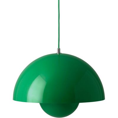 Verner Panton FlowerPot VP7 Pendolo Verde - Lampada a Sospensione Verner Panton FlowerPot VP7 Pendolo Verde - Lampada a Sospensione