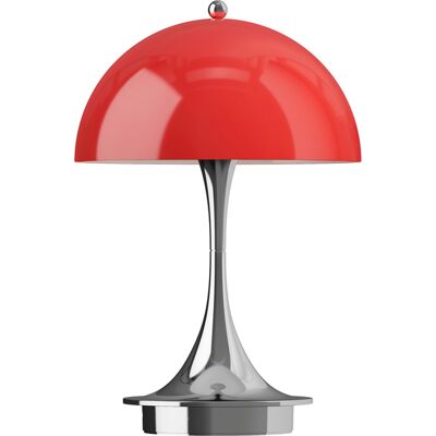 Louis Poulsen - Lampada senza fili ricaricabile Panthella - Rosso - ABS - Designer Verner Panton Louis Poulsen - Lampada senza fili ricaricabile Panthella - Rosso - ABS - Designer Verner Panton