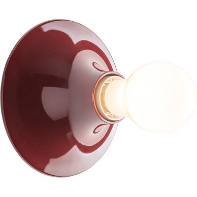 Artemide - Lampada da parete Teti - Rosso - policarbonato - Designer Vico Magistretti Artemide - Lampada da parete Teti - Rosso - policarbonato - Designer Vico Magistretti