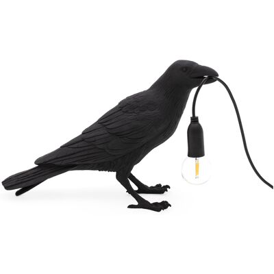 Seletti - Lampada da tavolo Bird - Nero - Resina - Designer Marcantonio Seletti - Lampada da tavolo Bird - Nero - Resina - Designer Marcantonio