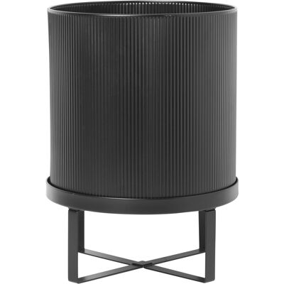 Ferm Living - Vaso per fiori Bau - Nero - Acciaio galvanizzato - Designer Herman Studio Ferm Living - Vaso per fiori Bau - Nero - Acciaio galvanizzato - Designer Herman Studio