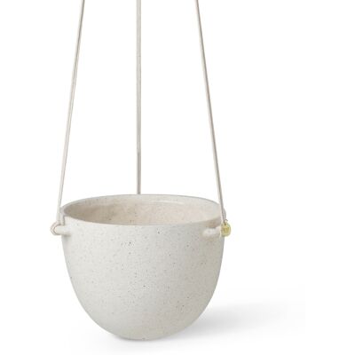 Ferm Living - Vaso sospeso Speckle - Bianco - Gres - Designer Trine Andersen Ferm Living - Vaso sospeso Speckle - Bianco - Gres - Designer Trine Andersen