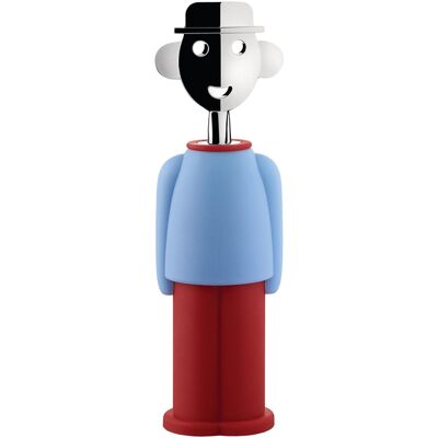 Alessi - Cavatappi Mendini - Rosso - Acciaio laminato - Designer Alessandro Mendini Alessi - Cavatappi Mendini - Rosso - Acciaio laminato - Designer Alessandro Mendini