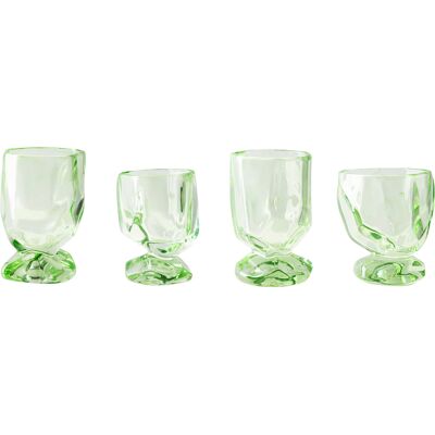 HK LIVING - di Nienke Sikkema Set di 4 Nienke Sikkema - Verde - Vetro HK LIVING - di Nienke Sikkema Set di 4 Nienke Sikkema - Verde - Vetro