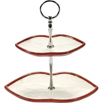 Serax - Alzata LES OBJETS MOULEVERSANTS - Rosso - Gres - Designer Wouters & Hendrix Serax - Alzata LES OBJETS MOULEVERSANTS - Rosso - Gres - Designer Wouters & Hendrix