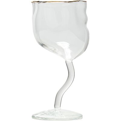 Diesel con Seletti - Bicchiere da vino Classic on acid - Trasparente - Designer Diesel con Seletti - Bicchiere da vino Classic on acid - Trasparente - Designer