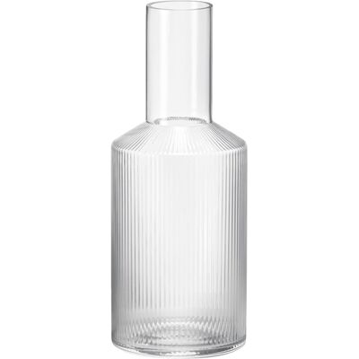 Ferm Living - Caraffa Ripple - Trasparente - Vetro soffiato a bocca - Designer Trine Andersen Ferm Living - Caraffa Ripple - Trasparente - Vetro soffiato a bocca - Designer Trine Andersen
