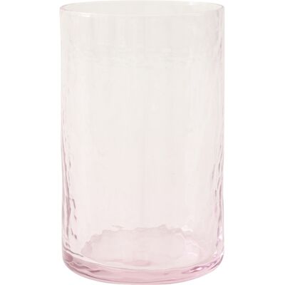 HK LIVING - Bicchiere Tube - Rosa - Vetro ruvido HK LIVING - Bicchiere Tube - Rosa - Vetro ruvido