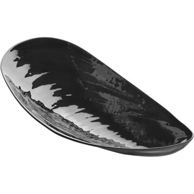 Serax - Piatto da portata Les objets Moulversants - Nero - Porcellana smaltata - Designer Wouters & Hendrix Serax - Piatto da portata Les objets Moulversants - Nero - Porcellana smaltata - Designer Wouters & Hendrix