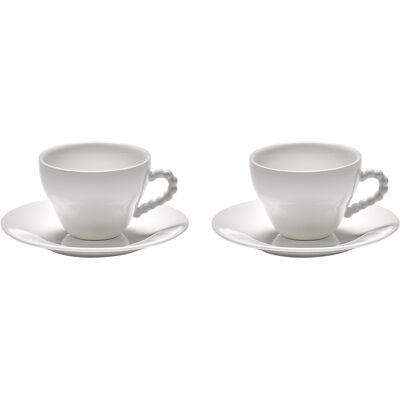 Serax - Set di 2 LES OBJETS MOULEVERSANTS - Bianco - Porcellana smaltata - Designer Wouters & Hendrix Serax - Set di 2 LES OBJETS MOULEVERSANTS - Bianco - Porcellana smaltata - Designer Wouters & Hendrix