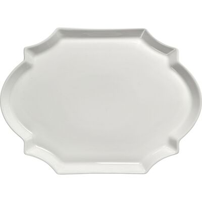 Serax - Piano/vassoio LES OBJETS MOULEVERSANTS - Bianco - Porcellana smaltata - Designer Wouters & Hendrix Serax - Piano/vassoio LES OBJETS MOULEVERSANTS - Bianco - Porcellana smaltata - Designer Wouters & Hendrix