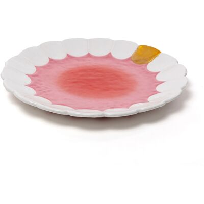 Seletti Marca Piatto di presentazione Holy Smokes - Rosa - Ceramica Seletti Marca Piatto di presentazione Holy Smokes - Rosa - Ceramica