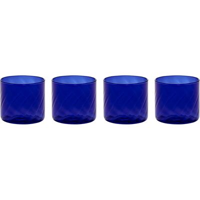 Serax - Set di 4 Yam - Blu - Vetro borosilicato - Designer WAWW La Table Serax - Set di 4 Yam - Blu - Vetro borosilicato - Designer WAWW La Table
