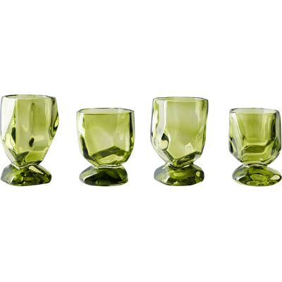 HK LIVING - di Nienke Sikkema Set di 4 Nienke Sikkema - Verde - Vetro HK LIVING - di Nienke Sikkema Set di 4 Nienke Sikkema - Verde - Vetro