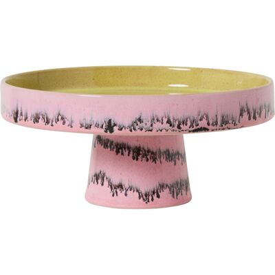 HK LIVING - Coppa decorativa con piede 70s ceramics - Rosa - Gres smaltato HK LIVING - Coppa decorativa con piede 70s ceramics - Rosa - Gres smaltato