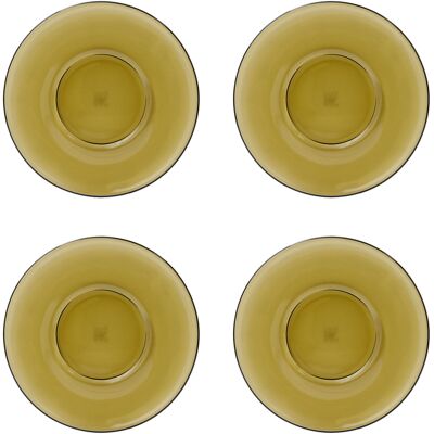 HK LIVING - Tazzina da caffè anni '70 in vetro Set di 4 pezzi 70s ceramics - Verde - Vetro HK LIVING - Tazzina da caffè anni '70 in vetro Set di 4 pezzi 70s ceramics - Verde - Vetro