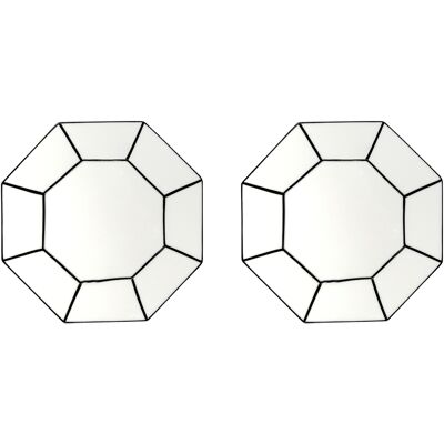 Serax - Set di 2 - Ø 22 cm Carte Blanche - Bianco - Porcellana - Designer Annebet Philps Serax - Set di 2 - Ø 22 cm Carte Blanche - Bianco - Porcellana - Designer Annebet Philps