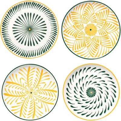 Serax - Set di 4 - Ø 26,5 cm Bazaar - Giallo - Gres - Designer WAWW La Table Serax - Set di 4 - Ø 26,5 cm Bazaar - Giallo - Gres - Designer WAWW La Table