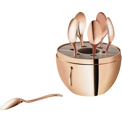 Christofle - Set di 6 in un prezioso contenitore - Oro rosa 18 carati Mood - Rosa - Metallo placcato oro rosa 18 carati Christofle - Set di 6 in un prezioso contenitore - Oro rosa 18 carati Mood - Rosa - Metallo placcato oro rosa 18 carati