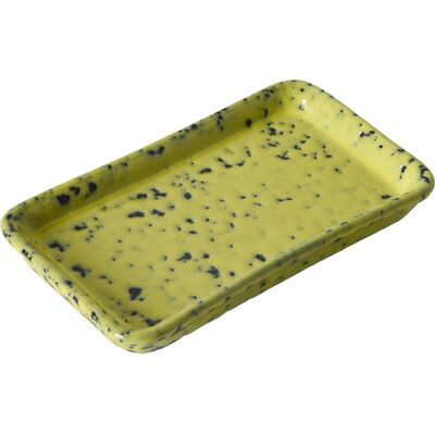 HK LIVING - Piatto per dolcetti 70s ceramics - Giallo - Gres smaltato HK LIVING - Piatto per dolcetti 70s ceramics - Giallo - Gres smaltato