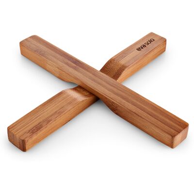 Eva Trio - Sottopentola magnetico - Legno naturale - Bambù - Designer The Tools Eva Trio - Sottopentola magnetico - Legno naturale - Bambù - Designer The Tools