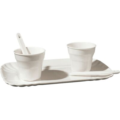 Seletti - Servizio da caffè Estetico quotidiano - Bianco - Porcellana - Designer Alessandro Zambelli Seletti - Servizio da caffè Estetico quotidiano - Bianco - Porcellana - Designer Alessandro Zambelli