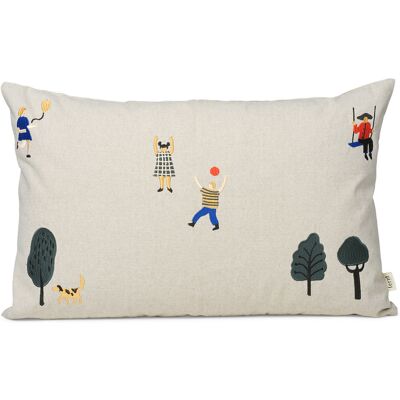 Ferm Living - Cuscino Coussins Kids - Bianco - Cotone GOTS - Designer Trine Andersen Ferm Living - Cuscino Coussins Kids - Bianco - Cotone GOTS - Designer Trine Andersen