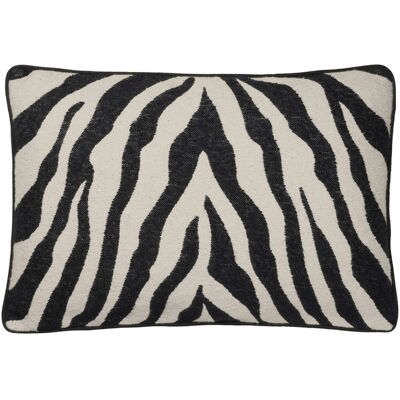 BROSTE COPENHAGEN - Foodera cuscino ZEBRA - Nero - Cotone BROSTE COPENHAGEN - Foodera cuscino ZEBRA - Nero - Cotone
