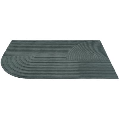 Tappeto Relevo Verde Scuro di Muuto - Tappeto Tappeto Relevo Verde Scuro di Muuto - Tappeto