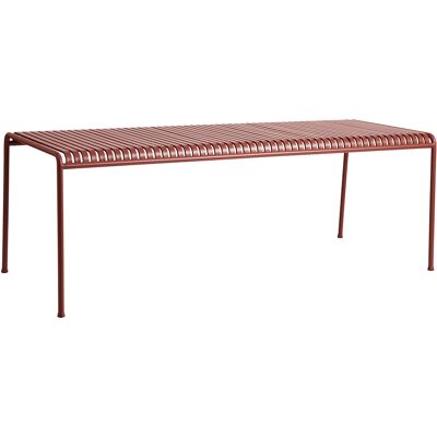 Hay - Tavolo rettangolare Palissade - Rosso - Acciaio termolaccato - Designer Ronan & Erwan Bouroullec Hay - Tavolo rettangolare Palissade - Rosso - Acciaio termolaccato - Designer Ronan & Erwan Bouroullec