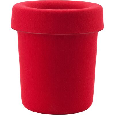 Normann Copenhagen - Cestino per la carta Hide - Rosso - Feltro PET riciclato - Designer Simon Legald Normann Copenhagen - Cestino per la carta Hide - Rosso - Feltro PET riciclato - Designer Simon Legald