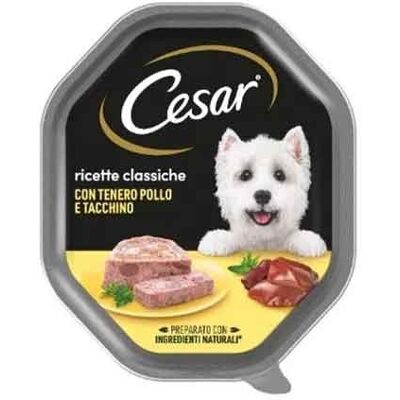 Alimento per Cani Cesar Agnello & Pollo - Ricette Classiche - 14x150G Alimento per Cani Cesar Agnello & Pollo - Ricette Classiche - 14x150G