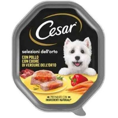 Cibo umido per cani CESAR Selezioni dell'Orto - 14x150G Cibo umido per cani CESAR Selezioni dell'Orto - 14x150G