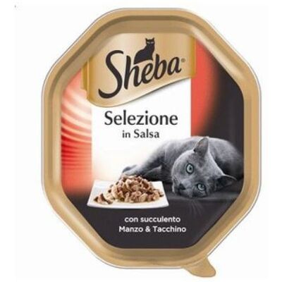 Sheba Marchio Modello Manzo Tacchino - Cibo per Gatti Sheba Marchio Modello Manzo Tacchino - Cibo per Gatti