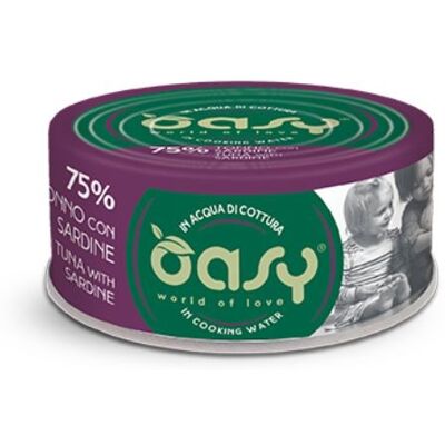 Oasy Marchio Modello - Cibo per Gatti Tonno Sardine Oasy Marchio Modello - Cibo per Gatti Tonno Sardine